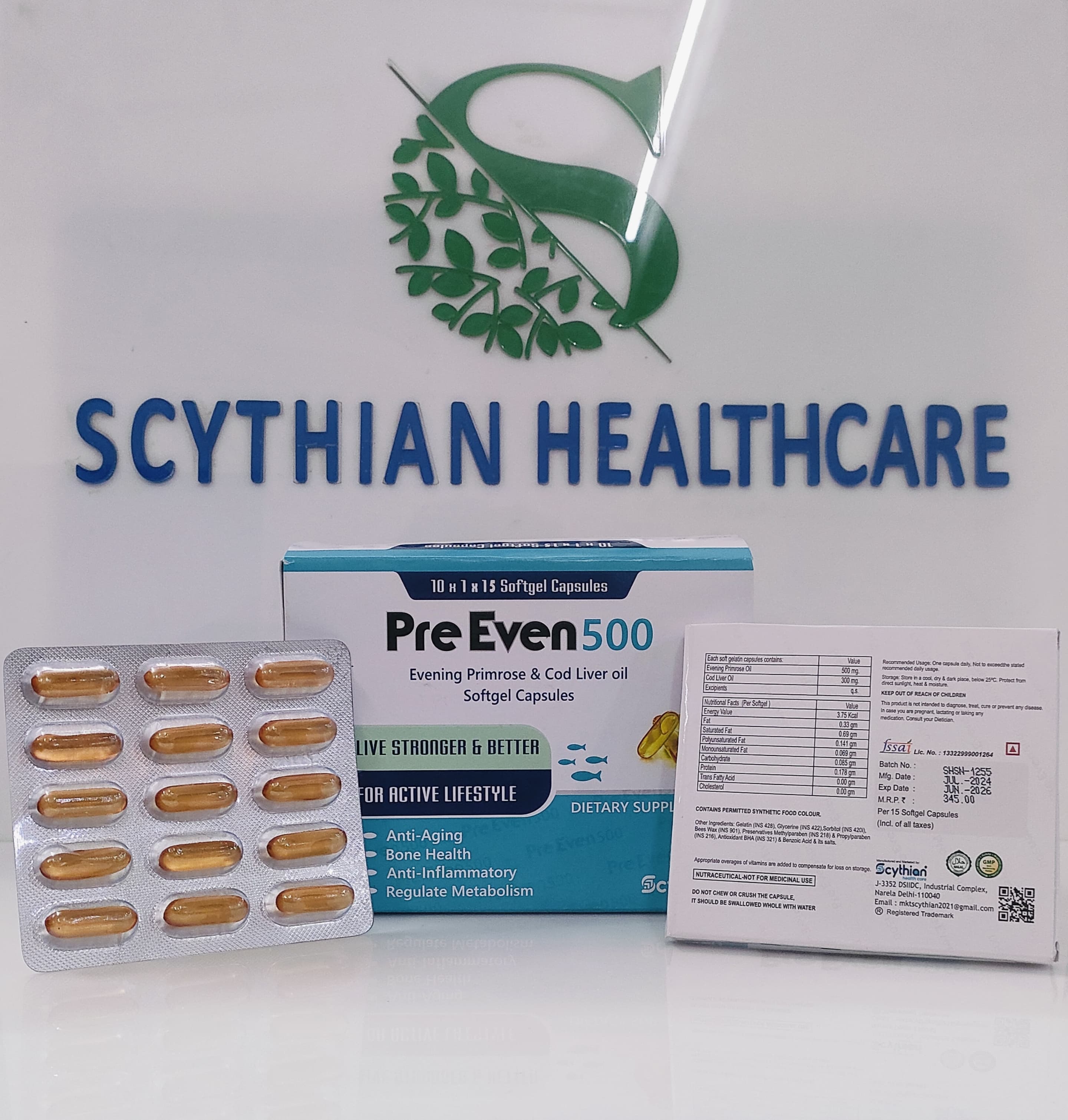 PRE EVEN 500 CAPSULE 